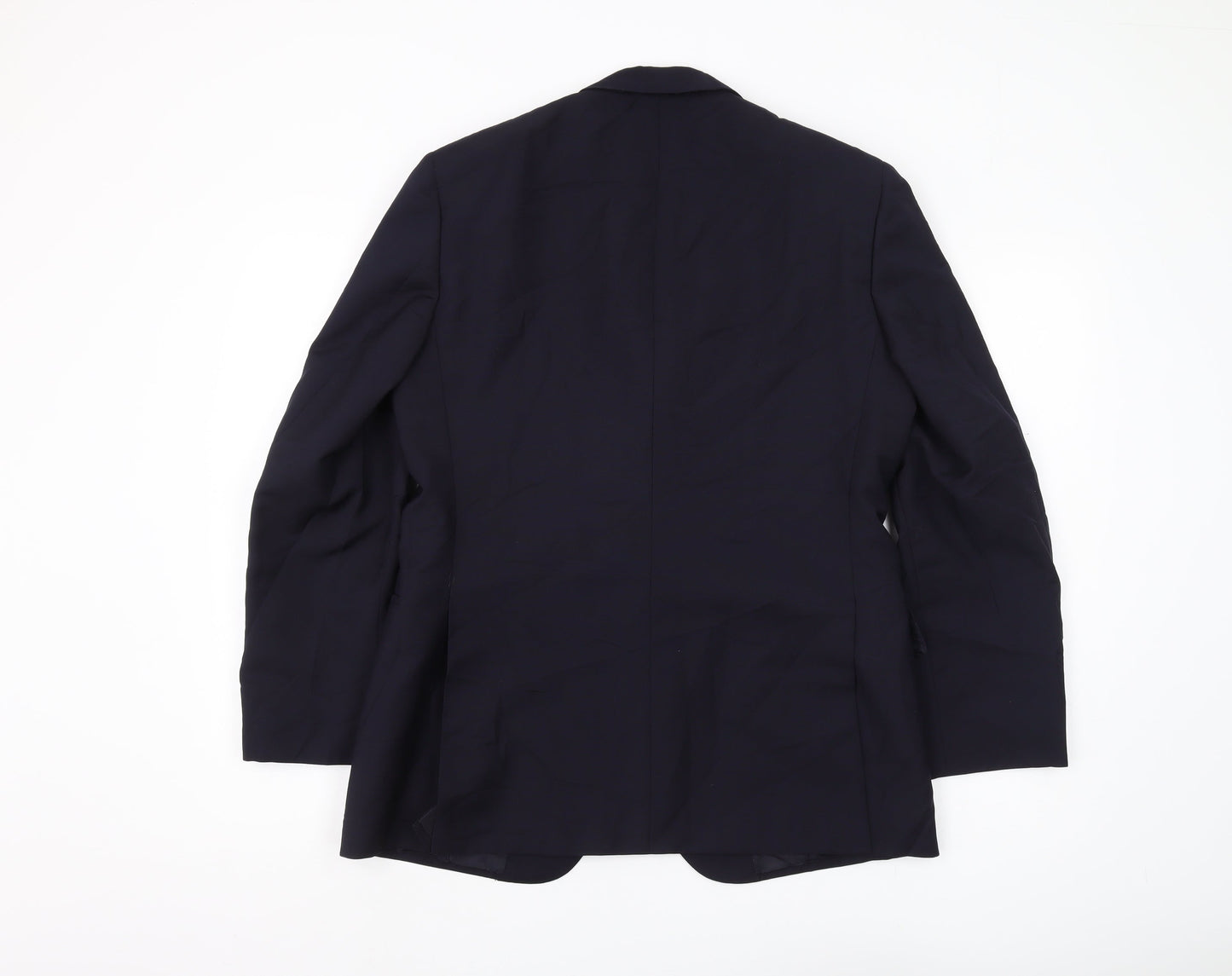 Austin Reed Men's Blue Blazer, Size 40S, Wool-Mohair