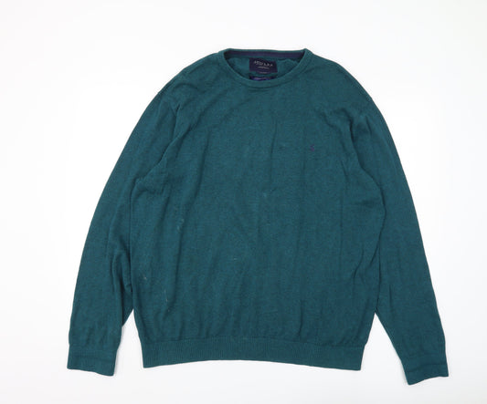 Joules Men's Green Pullover Knit Jumper XL