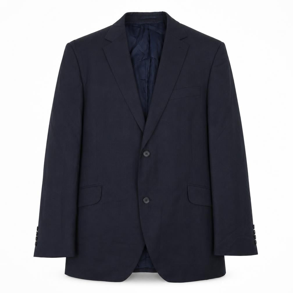 Mens 44 Chest Regular Austin Reed Blue Two-Button Suit Jacket