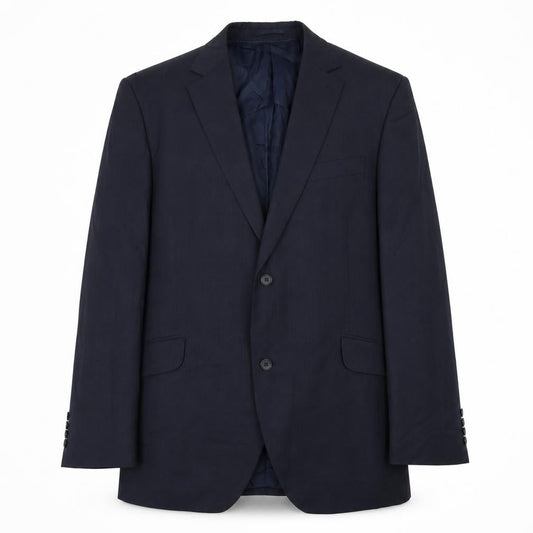 Mens 44 Chest Regular Austin Reed Blue Two-Button Suit Jacket