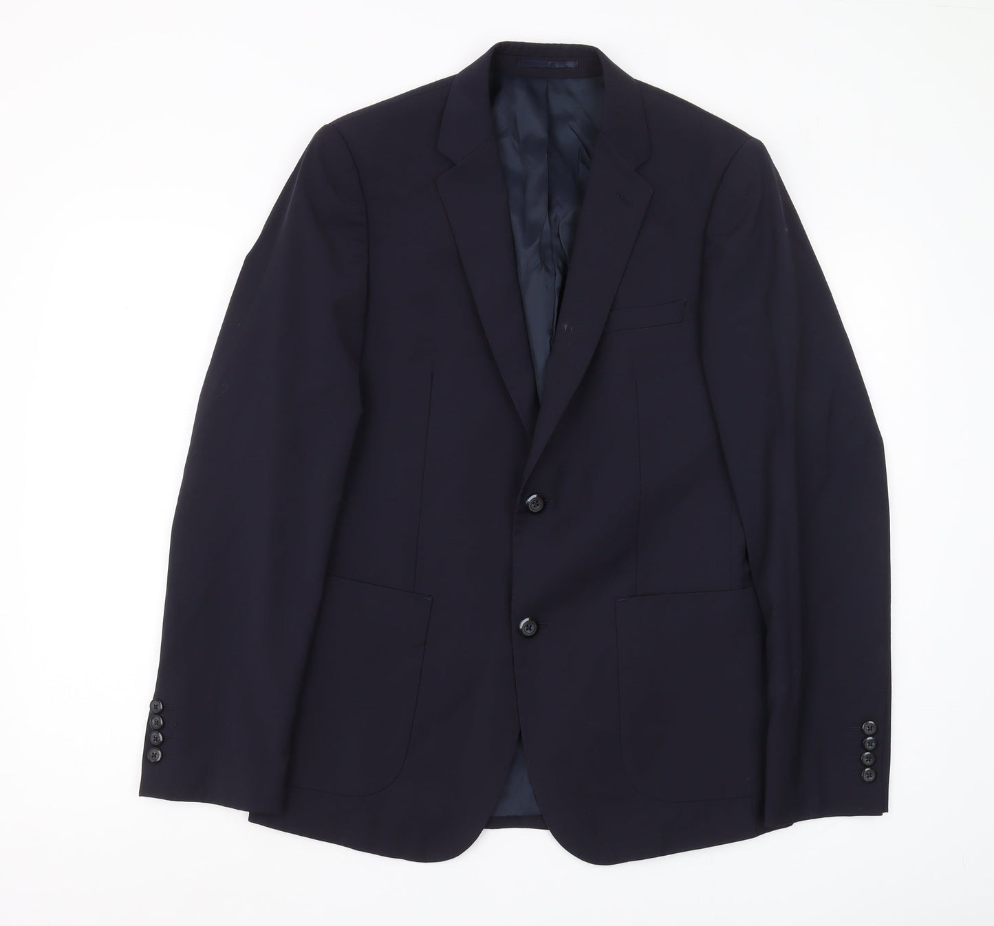DKNY Men's Blue Slim Fit Blazer 38 Regular