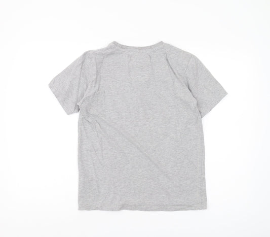 Tokyo Laundry Unisex Grey Cotton T-Shirt S