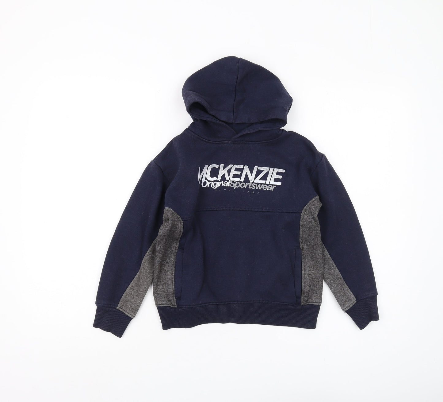 McKenzie Boys Blue Pullover Hoodie 6-7 Years