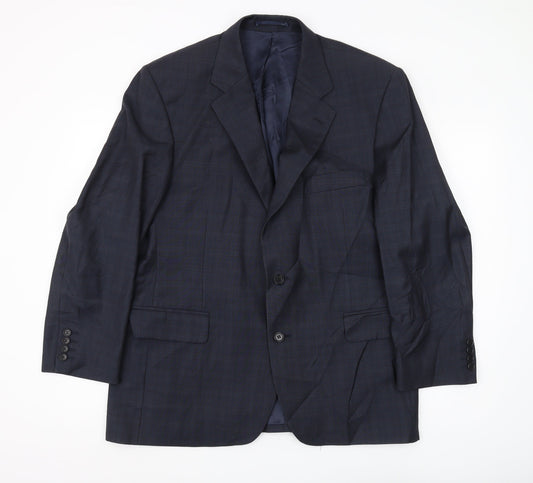 Magee Men's Blue Blazer, Size 38S, Single-Breasted