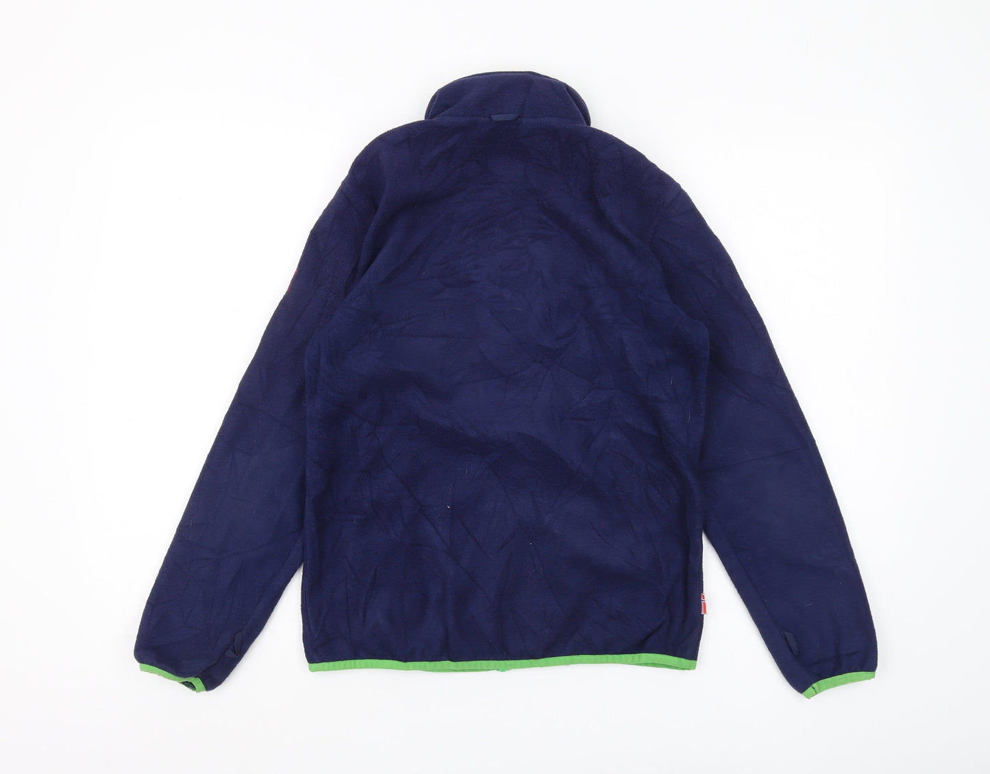 Trollkids Boys Blue Fleece Zip Jacket 11-12 Years Casual Wear