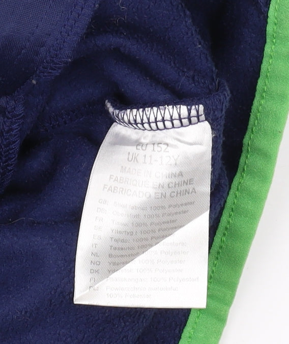 Trollkids Boys Blue Fleece Zip Jacket 11-12 Years Casual Wear