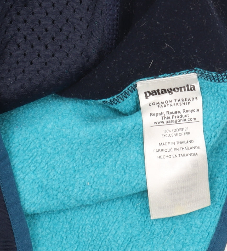 Patagonia Women's Blue Full Zip Hoodie M - Activewear