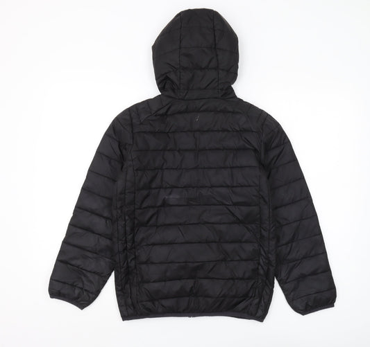 Ellesse Boys Black Puffer Jacket, 10-11 Years, Winter