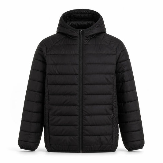 Ellesse Boys Black Puffer Jacket, 10-11 Years, Winter