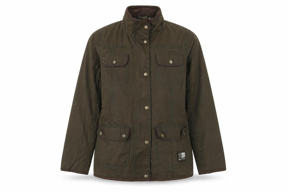 Womens UK Size 14 Regular Karrimor Green Cotton Jacket