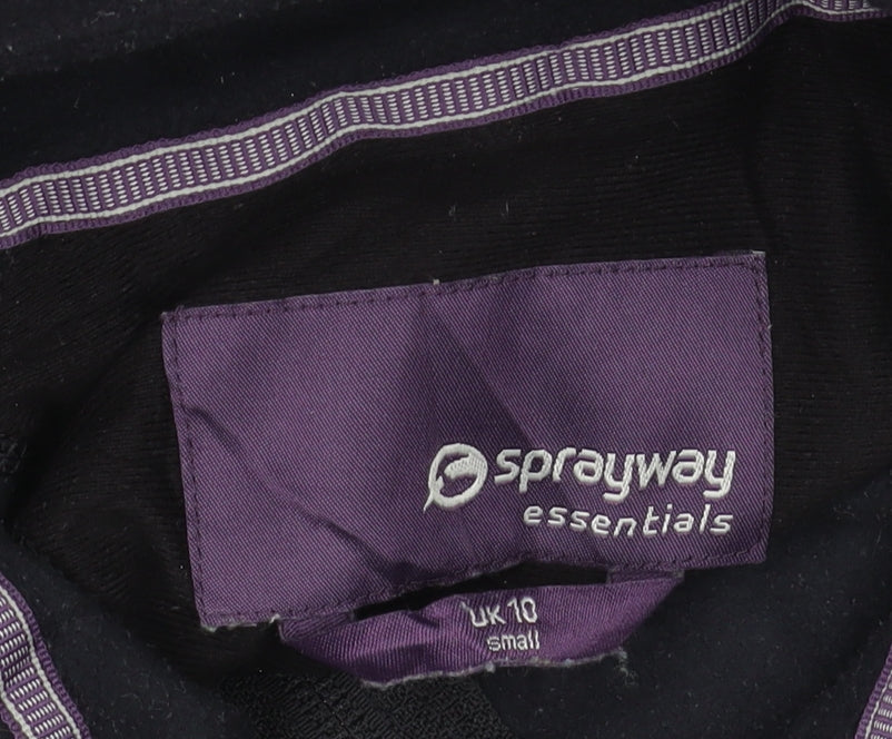 Sprayway Women's Black Fleece Jacket Size 10