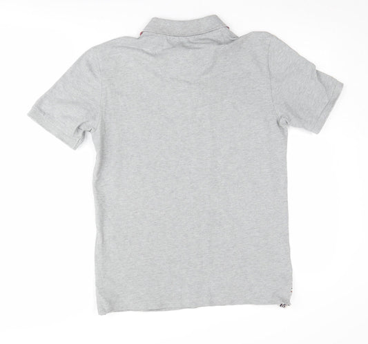 Joules Grey Women's Polo Shirt Small Classic Fit