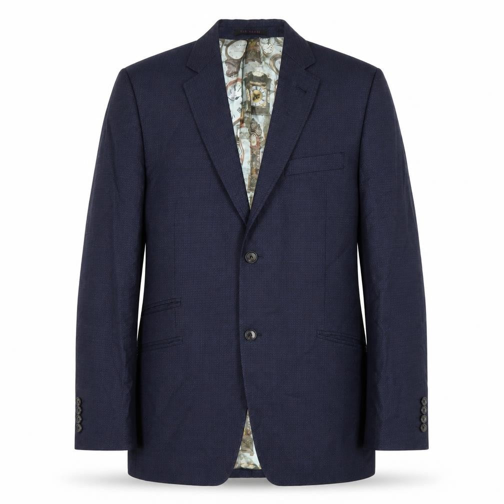 Mens 40 Chest Regular Ted Baker Blue Two-Button Blazer