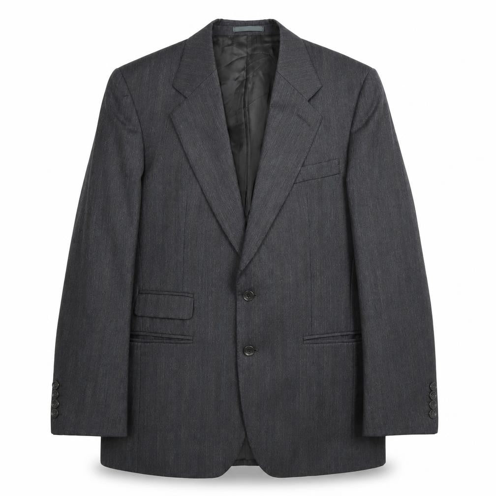 Mens 38 Chest Regular Austin Reed Grey Two-Button Blazer