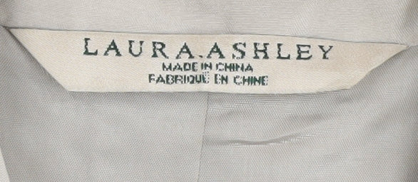 Laura Ashley Women's Ivory Silk Suit Jacket, Size 8