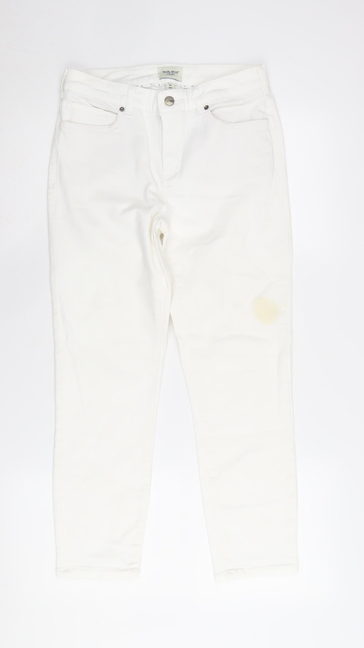 White Stuff Women's White Straight Jeans Size 8