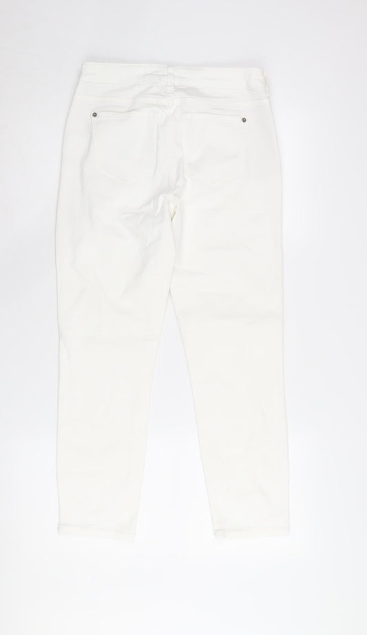 White Stuff Women's White Straight Jeans Size 8
