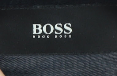 Hugo Boss Men's Blue Wool Blazer, Size 40, Elegant Formal Wear