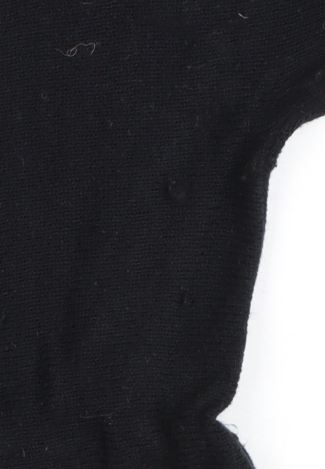 Ted Baker Women’s Black Roll Neck Cape Jumper S