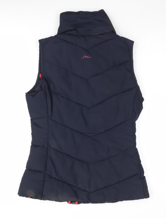Joules Women's Blue Puffer Waistcoat XS