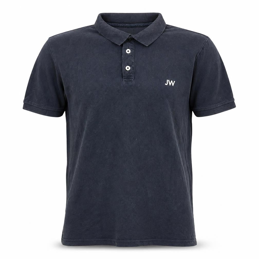 Jack Wills Men's Blue Polo Shirt, Size L, Short Sleeve