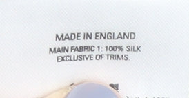 Richard Nicoll Women's Blue Grey Silk Dress, UK 16