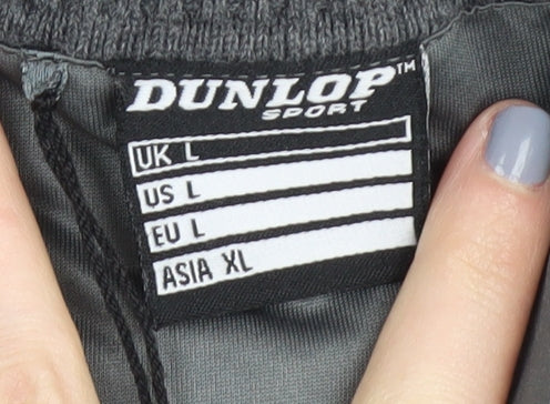 Dunlop Sport Men's Grey Cotton Pullover Jumper - L