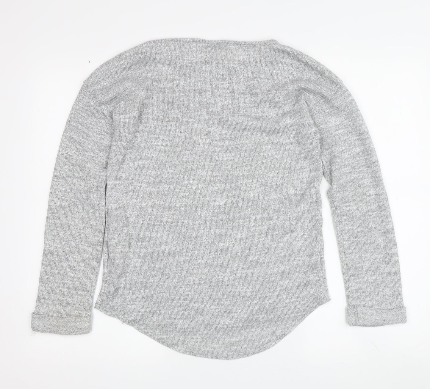 Topshop Women's Grey Pullover Jumper UK 10