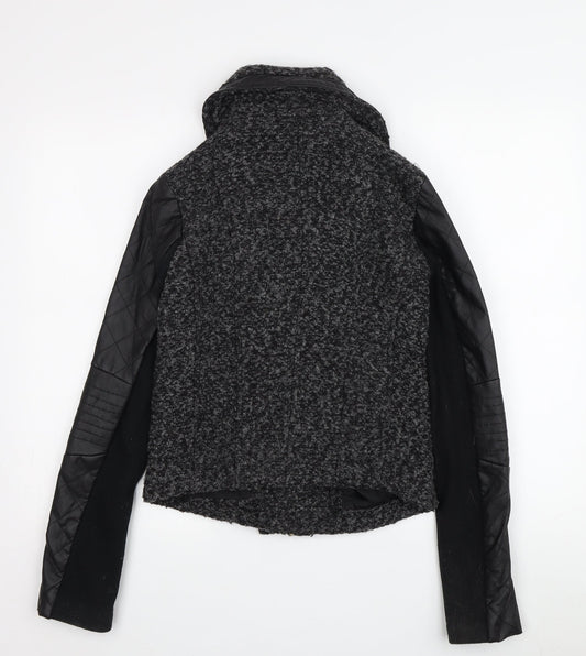 Orice Style Women’s Quilted Black Biker Jacket S