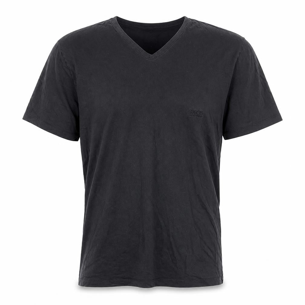 Mens UK Size XL HUGO BOSS Black  Cotton T-Shirt