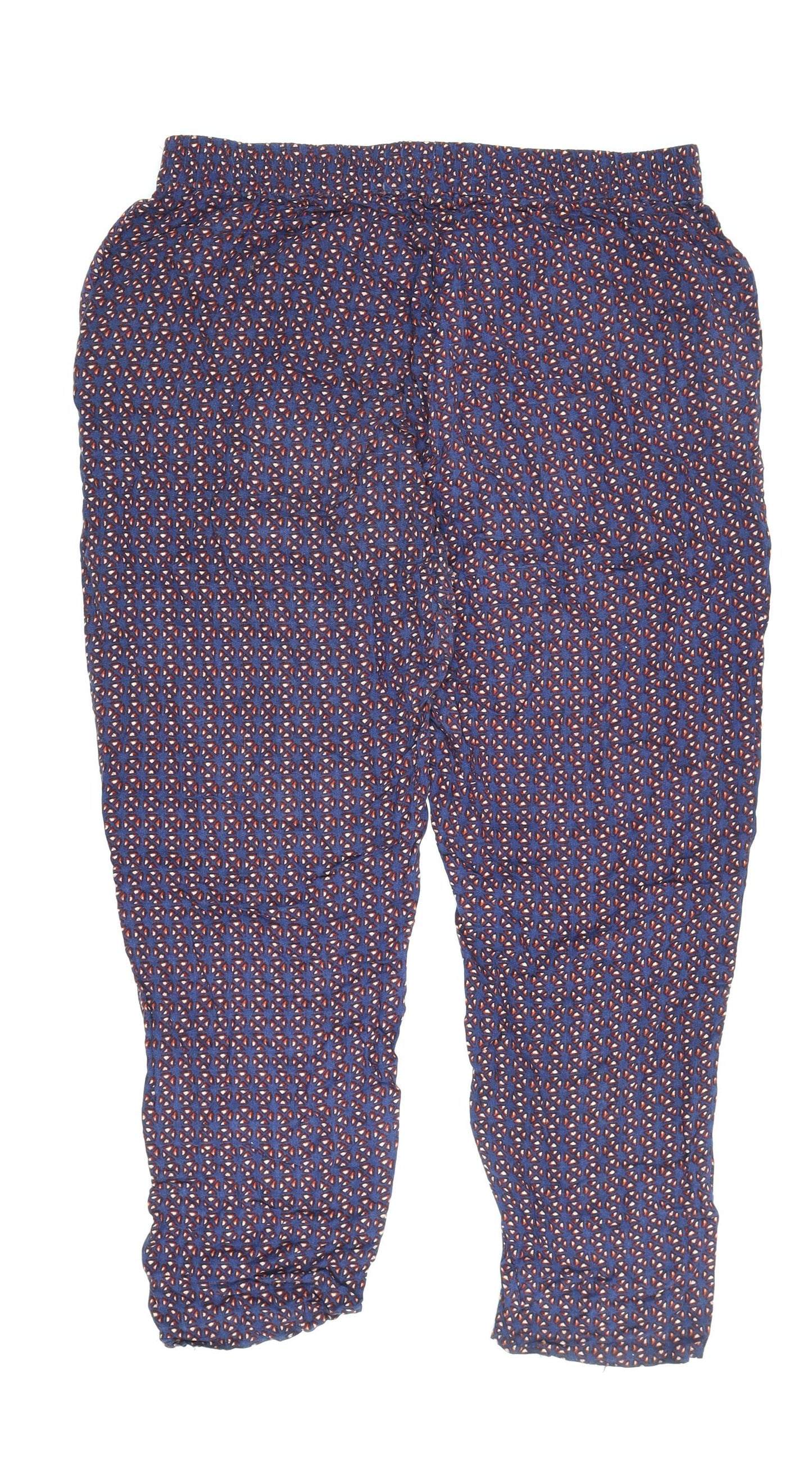 Next Women's Multicoloured Cropped Trousers Size 14