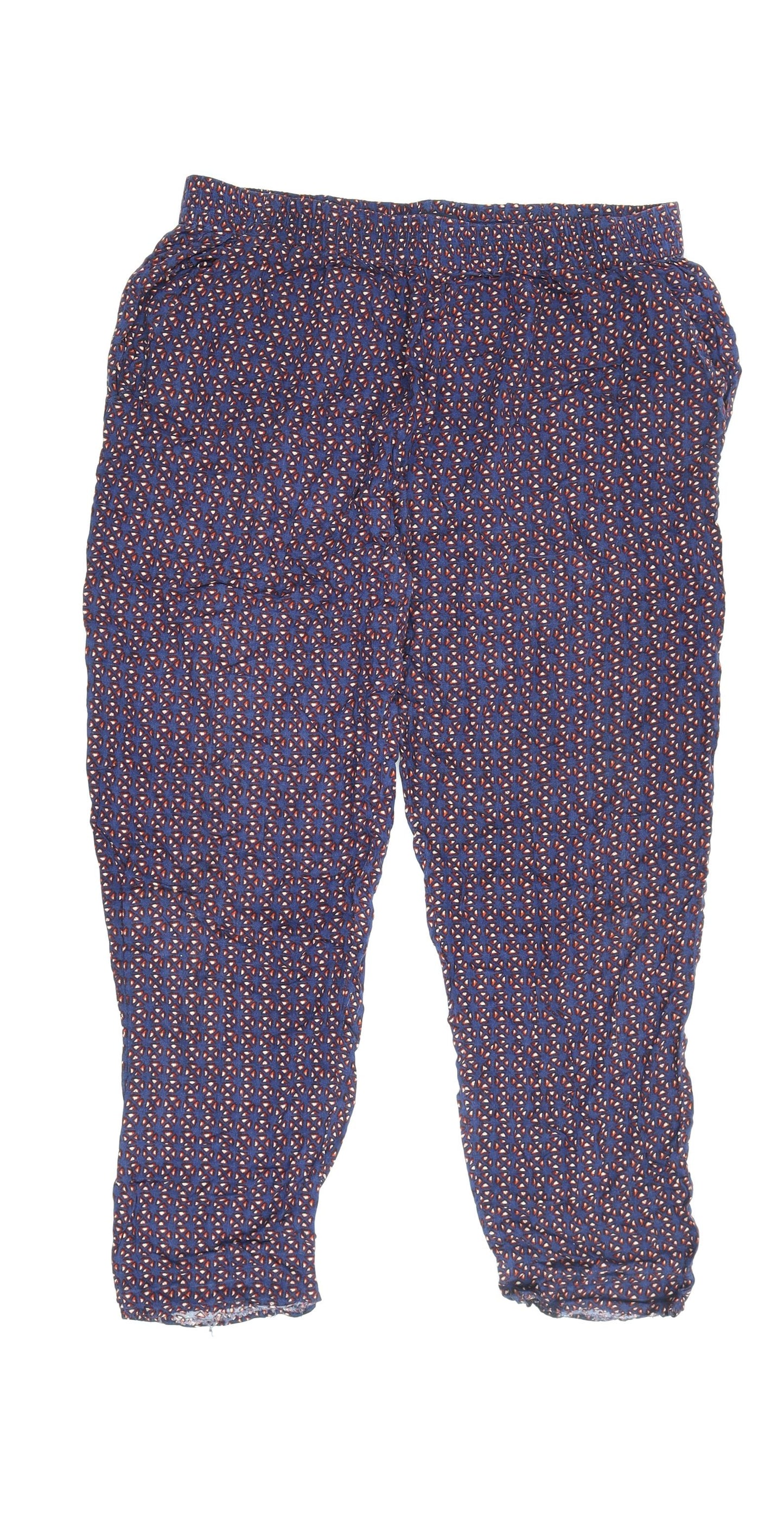 Next Women's Multicoloured Cropped Trousers Size 14