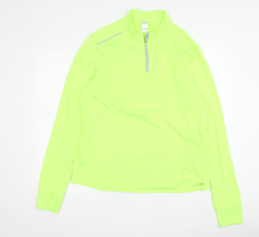 Decathlon Men Green XL Pullover Running Top