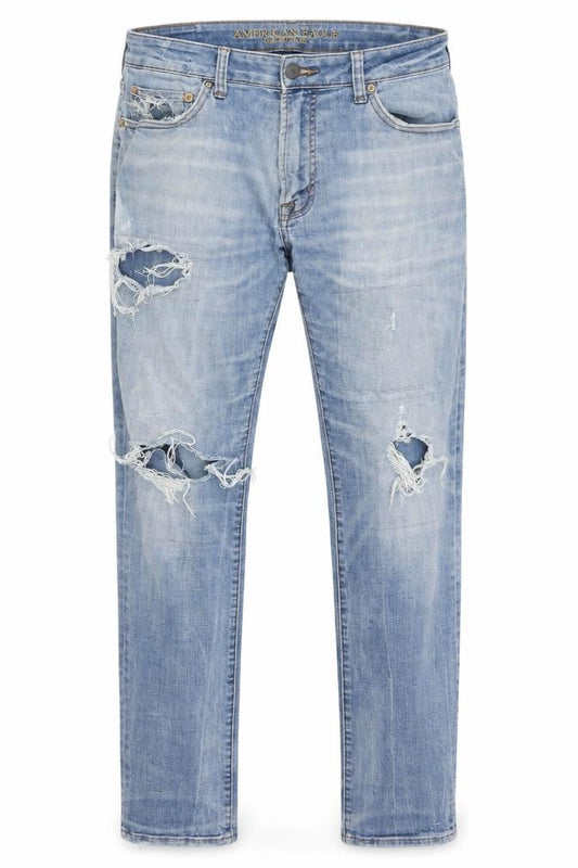 American Eagle Men's Blue Skinny Jeans 33 Waist