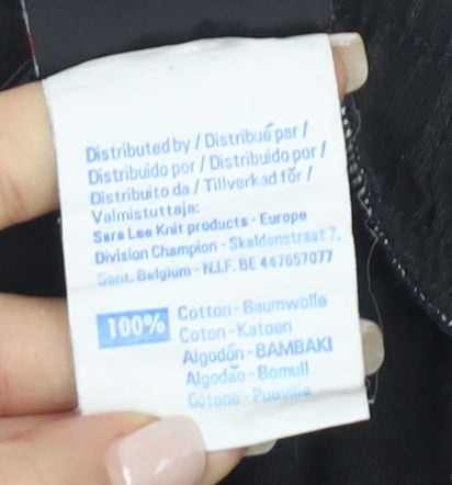 Champion Men's Black Sweatpants L Elastic Waist