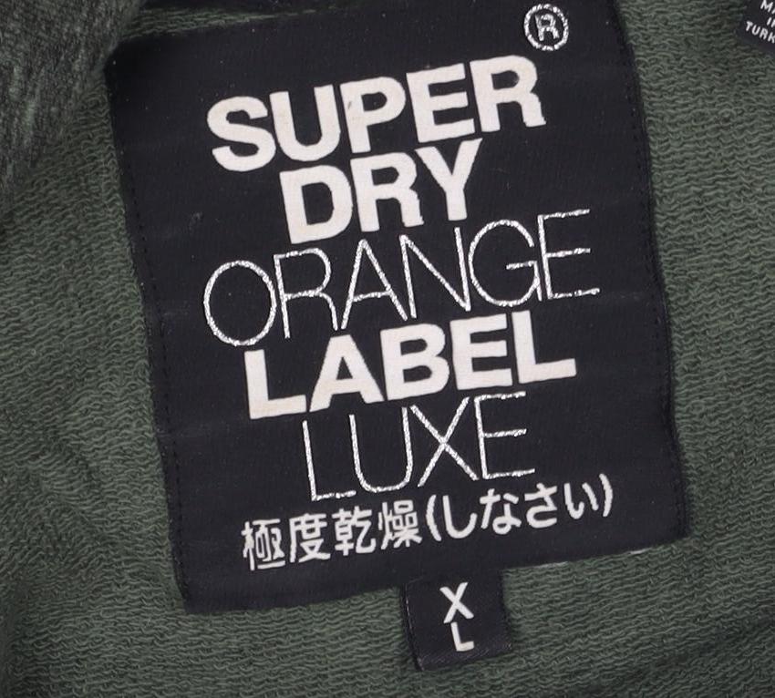 Superdry Women's Green Pullover Hoodie - XL