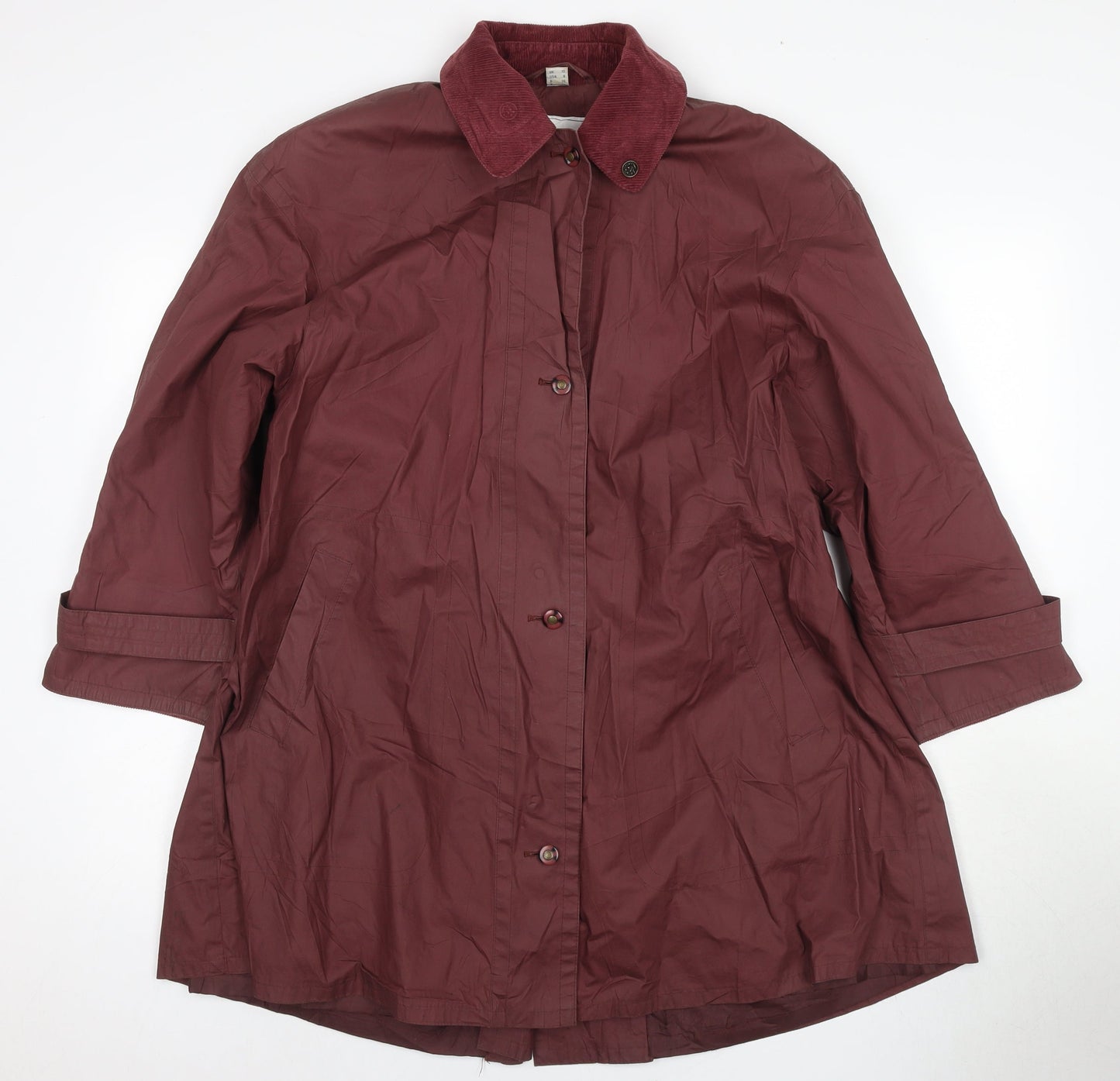 Aquabury Women's Brown Overcoat, Size 10