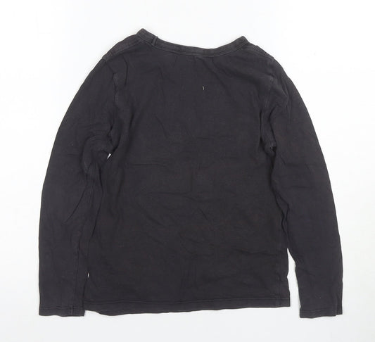 H&M Boys Batman Black Long Sleeve T-Shirt 7-8 Years