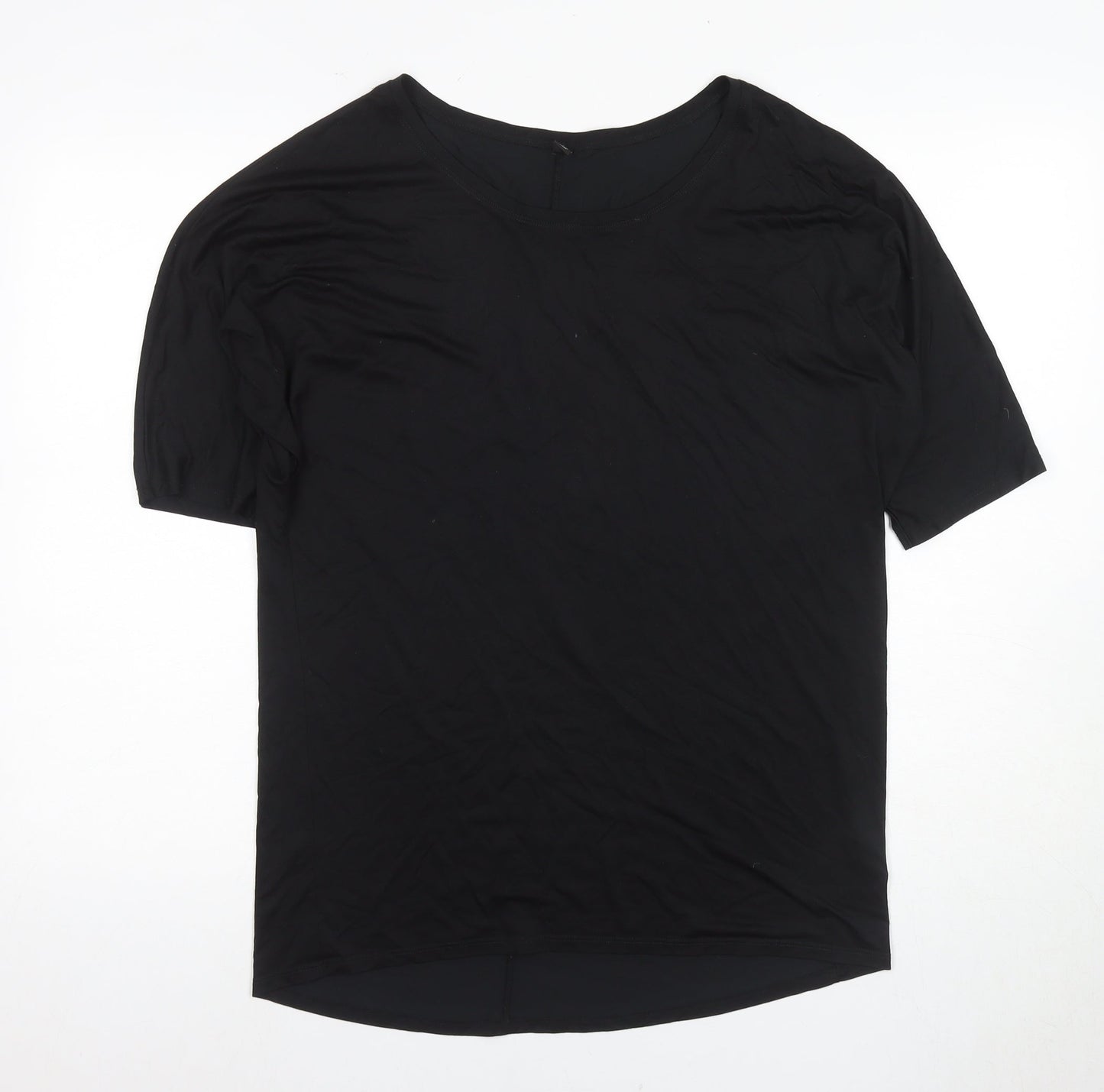 Uniqlo Black T-Shirt, Unisex, L, Basic, Casual Style