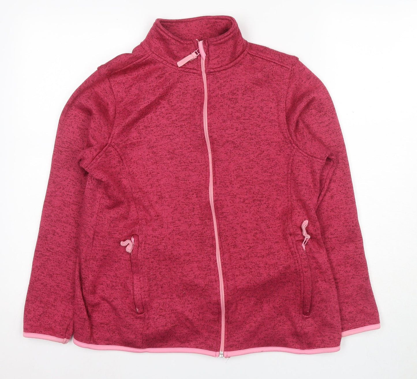Crane Women's Pink Lightweight Full Zip Jacket