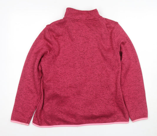 Crane Women's Pink Lightweight Full Zip Jacket