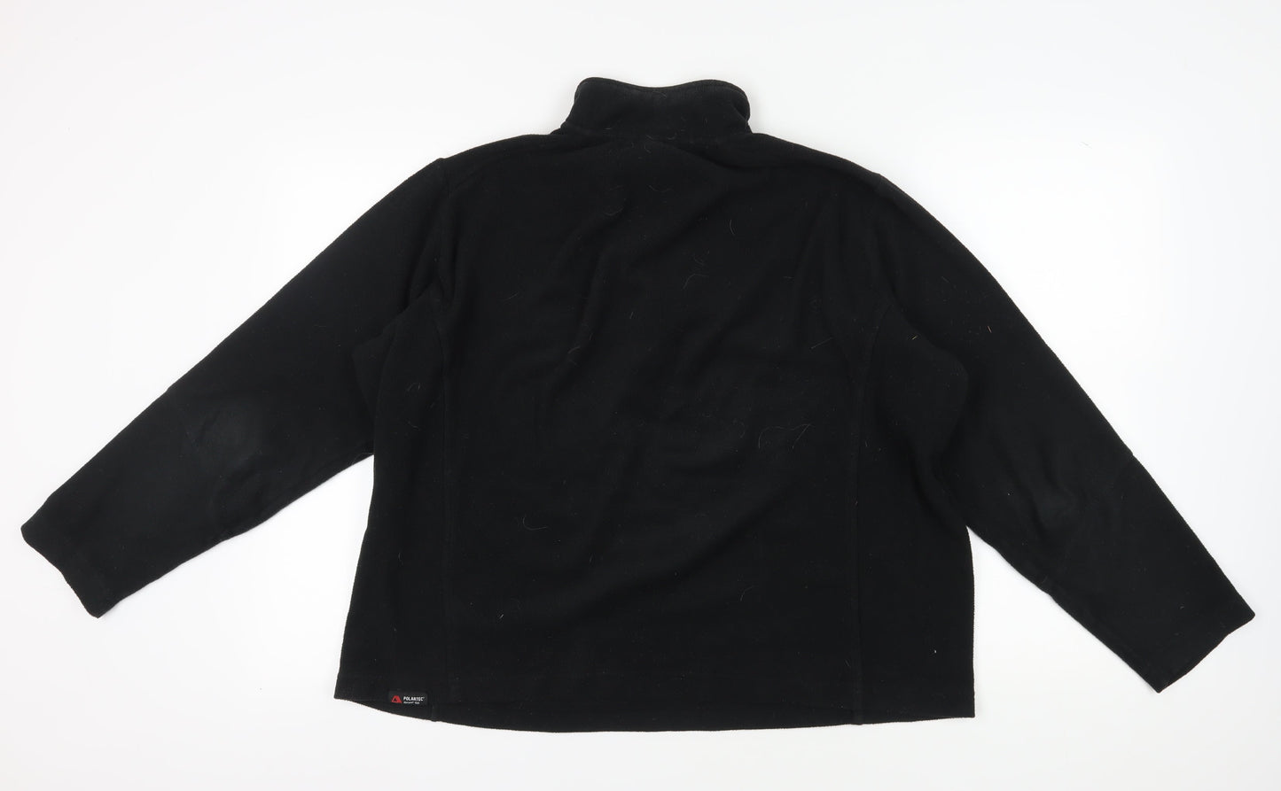 Lands' End Men's Black Fleece Pullover Sweatshirt L