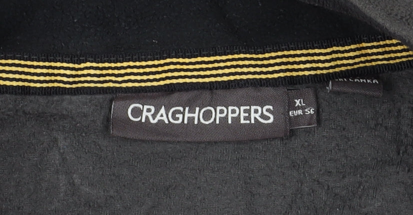 Craghoppers Men's XL Black Lightweight Pullover Fleece