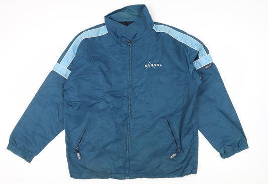 Kangol Men's Blue Varsity Jacket XL Casual