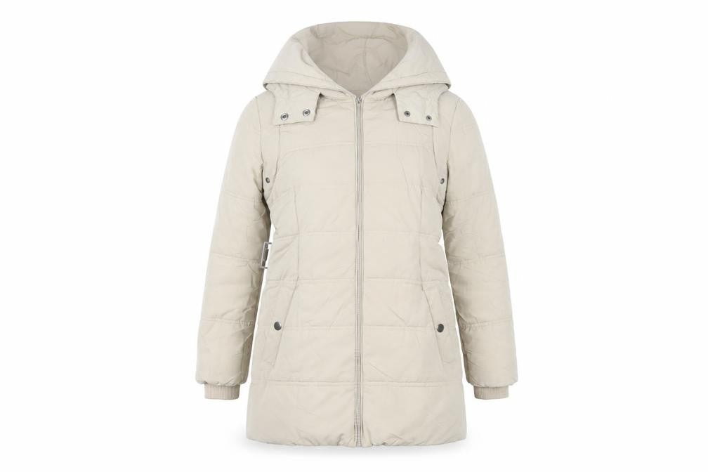 Edina Ronay Women's Beige Puffer Coat Size 10