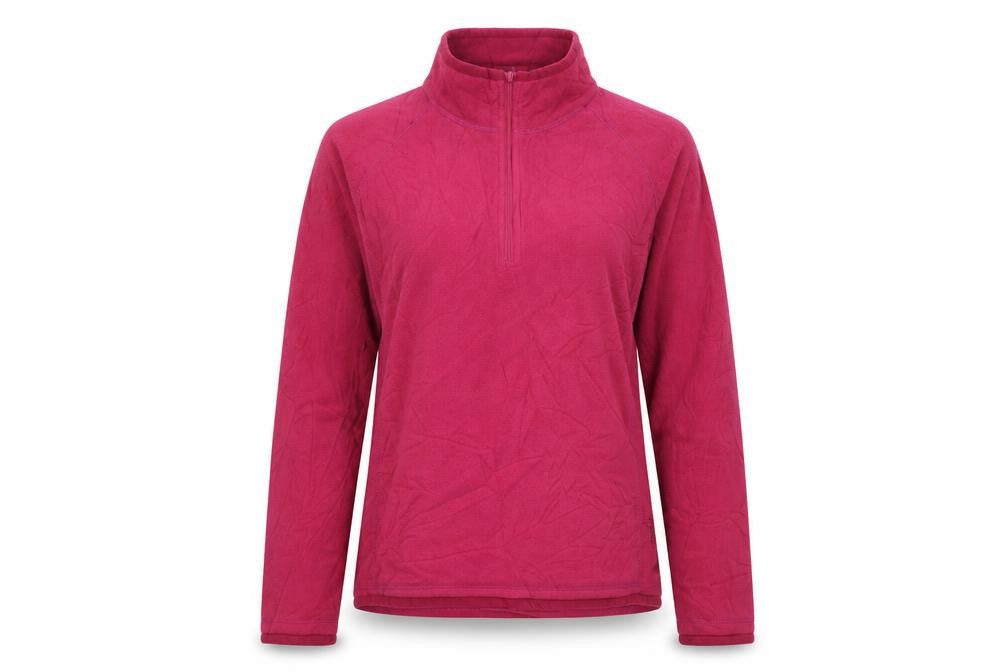 Womens UK 10 Regular Mountain Life Red Pullover Sweatshirt