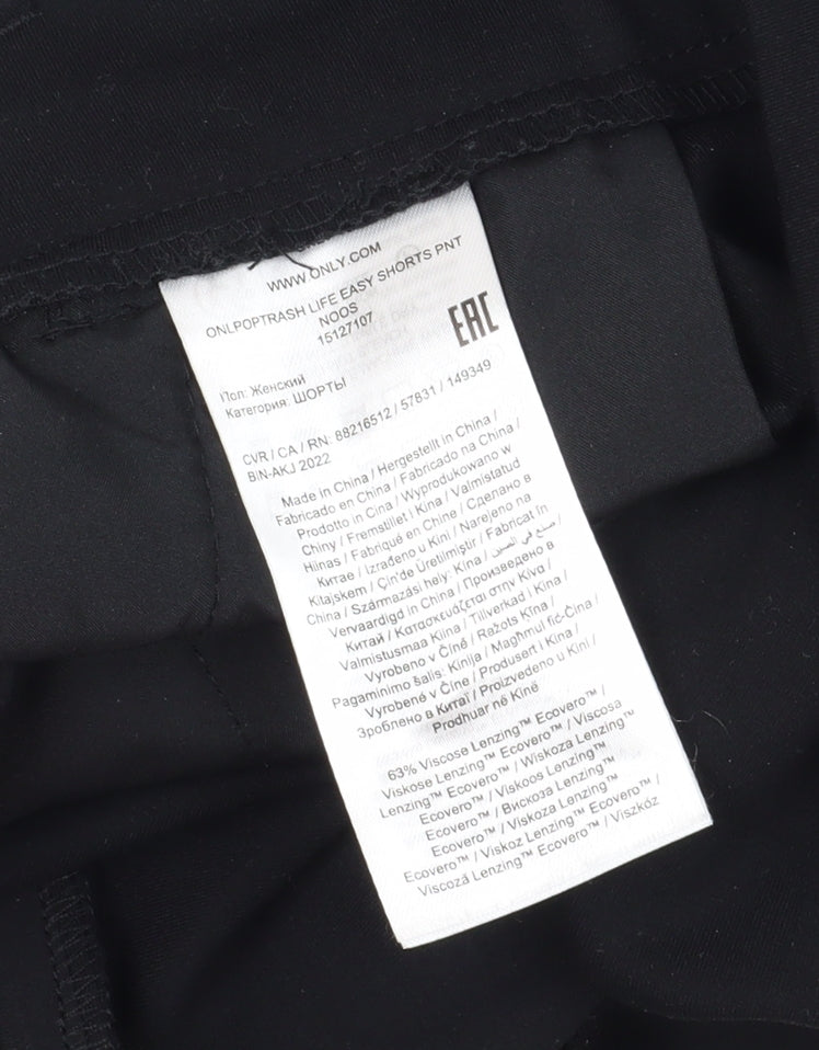 ONLY Women's Black Chino Shorts - Size S