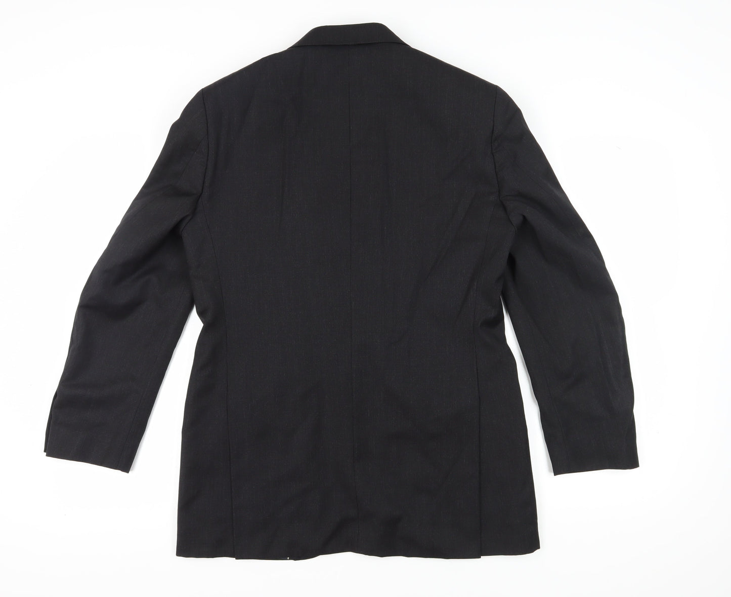 Moss Black Suit Jacket Men’s Size 38R Single-Breasted