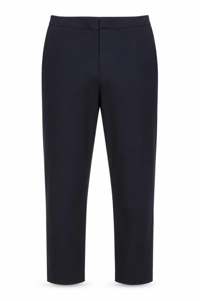 Marks and Spencer Men's Black Regular Trousers 38