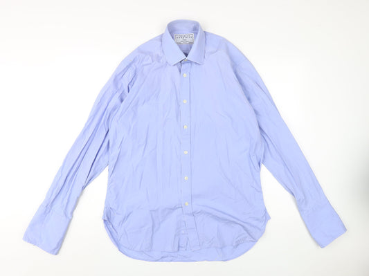 Charles Tyrwhitt Men's Blue Classic Fit Dress Shirt